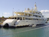 Yacht in Antibes, France